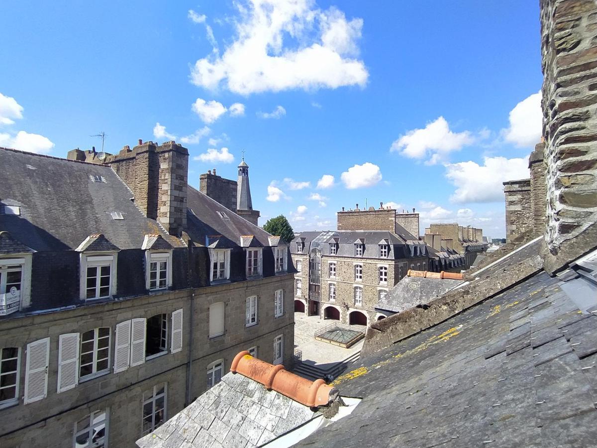 Ferienwohnung Le Nid - Fougeres Centre Historique Exterior foto